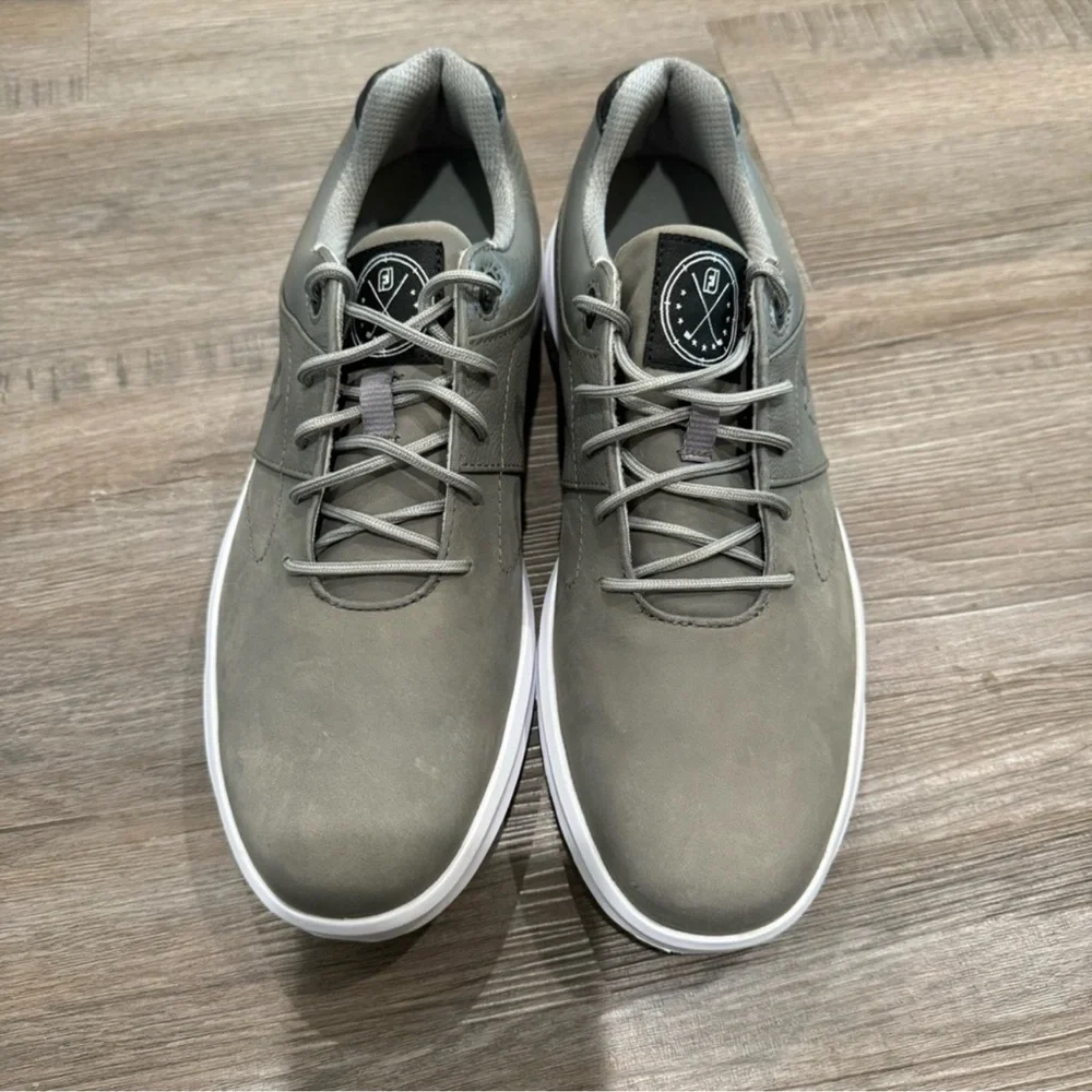 FootJoy Contour Series Grey Spike Athletic Golf Shoes Sneakers 54129